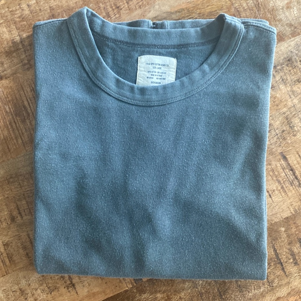 Buck Mason Field-Spec Cotton Heavy Tee L